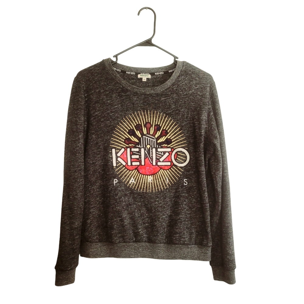 Kenzo Jaspe Sweatshirt in Dark Grey - Picture 4 of 7